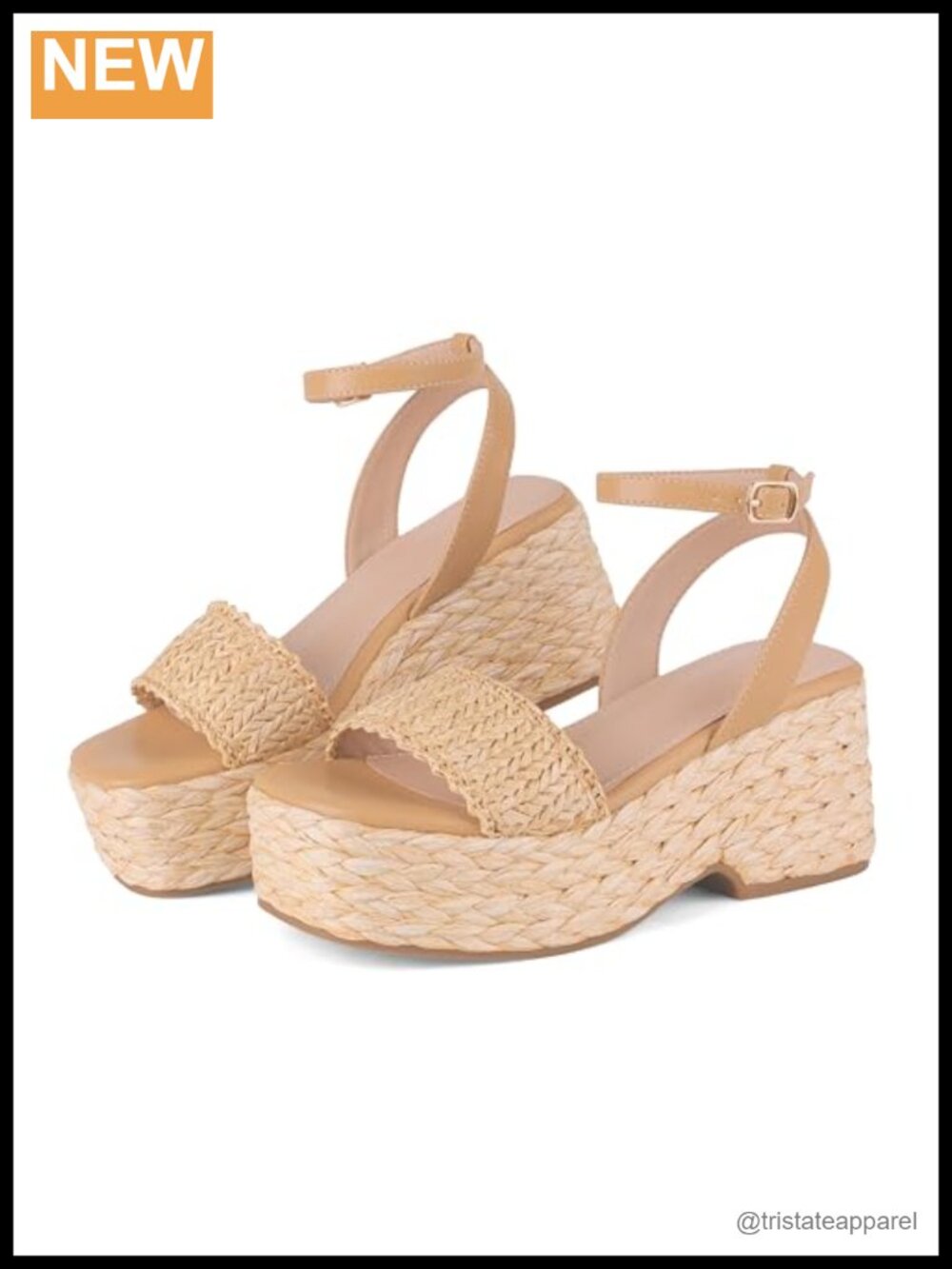 Womens Platform Espadrille Wedge Sandals Ankle Strap Open Toe Summer Beach